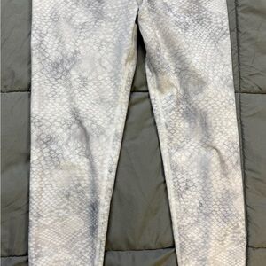 Snakeskin Print Leggings